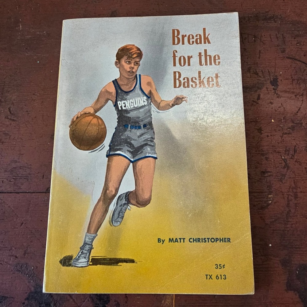 Break for the Basket by Matt Christopher 3rd Ptg 1968‎ Basketball Illustrated